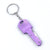 Simple Style Solid Color Metal Keychain