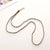 Simple Style Solid Color Metal Plating Chain Mobile Phone Chain