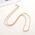 Simple Style Solid Color Metal Plating Chain Mobile Phone Chain