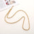 Simple Style Solid Color Metal Plating Chain Mobile Phone Chain