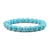 Simple Style Solid Color Natural Stone Beaded Bracelets