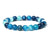 Simple Style Solid Color Natural Stone Beaded Bracelets