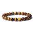 Simple Style Solid Color Natural Stone Beaded Bracelets