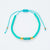 Simple Style Solid Color Natural Stone Rope Handmade Knitting Drawstring Bracelets