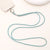 Simple Style Solid Color Nylon Metal Plating Mobile Phone Chain