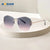 Simple Style Solid Color Pc Polygon Frameless Glasses