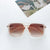 Simple Style Solid Color Pc Resin Square Full Frame Women's Sunglasses