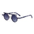 Simple Style Solid Color Pc Round Frame Full Frame Men's Sunglasses