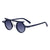 Simple Style Solid Color Pc Round Frame Full Frame Men's Sunglasses