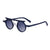 Simple Style Solid Color Pc Round Frame Full Frame Men's Sunglasses