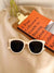 Simple Style Solid Color Pc Round Frame Full Frame Women's Sunglasses