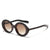 Simple Style Solid Color Pc Round Frame Full Frame Women's Sunglasses