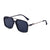 Simple Style Solid Color Pc Square Full Frame Men's Sunglasses