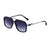 Simple Style Solid Color Pc Square Full Frame Men's Sunglasses