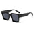 Simple Style Solid Color Pc Square Full Frame Women's Sunglasses