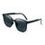 Simple Style Solid Color Pc Square Full Frame Women's Sunglasses