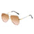 Simple Style Solid Color Pc Toad Glasses Full Frame Men's Sunglasses