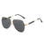 Simple Style Solid Color Pc Toad Glasses Full Frame Men's Sunglasses