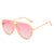 Simple Style Solid Color Pc Toad Glasses Full Frame Women's Sunglasses