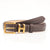 Simple Style Solid Color Pu Leather Alloy Women's Leather Belts 1 Piece