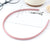 Simple Style Solid Color Resin Stoving Varnish Hair Band 1 Piece