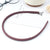 Simple Style Solid Color Resin Stoving Varnish Hair Band 1 Piece