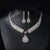 Simple Style Solid Color Rhinestone Inlay Zircon Jewelry Set