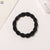 Simple Style Solid Color Rubber Band Metal Hair Tie 1 Piece