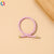 Simple Style Solid Color Rubber Band Metal Hair Tie 1 Piece