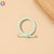 Simple Style Solid Color Rubber Band Metal Hair Tie 1 Piece