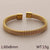 Simple Style Solid Color Stainless Steel Braid Bangle