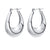 Simple Style Solid Color Stainless Steel Gold Plated Earrings 1 Pair