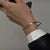 Simple Style Solid Color Stainless Steel No Inlaid Bracelets