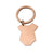 Simple Style Solid Color Stainless Steel None Unisex Bag Pendant Keychain