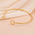 Simple Style Solid Color Stainless Steel Plating 18k Gold Plated Bracelets