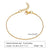 Simple Style Solid Color Stainless Steel Plating 18k Gold Plated Bracelets