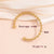 Simple Style Solid Color Stainless Steel Plating 18k Gold Plated Bracelets