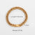 Simple Style Solid Color Stainless Steel Plating 18k Gold Plated Bracelets