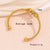 Simple Style Solid Color Stainless Steel Plating 18k Gold Plated Bracelets