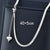 Stainless Steel 18K Gold Plated White Gold Plated Minimalist Plating Solid Color Necklace