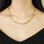 Simple Style Solid Color Stainless Steel Plating 18k Gold Plated Necklace