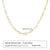 Simple Style Solid Color Stainless Steel Plating 18k Gold Plated Necklace