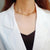 Simple Style Solid Color Stainless Steel Plating 18k Gold Plated Necklace