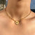 Simple Style Solid Color Stainless Steel Plating 18k Gold Plated Necklace