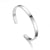 Simple Style Solid Color Stainless Steel Plating Bangle 1 Piece