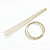 Simple Style Solid Color Stainless Steel Plating Bangle 1 Piece