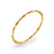 Simple Style Solid Color Stainless Steel Plating Bangle