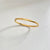 Simple Style Solid Color Stainless Steel Plating Gold Plated Bangle