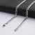 Simple Style Solid Color Stainless Steel Plating Necklace Chain 1 Piece