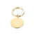 Simple Style Solid Color Stainless Steel Plating None 18K Gold Plated Keychain